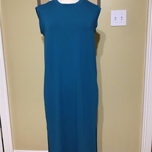 Eileen Fisher jewel neck round neck dress NEW with tags